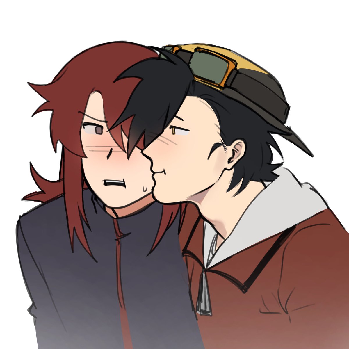 66atemaheart_'s tweet photo. something random with my fav ship (please ignore the rough lineart) https://t.co/o71zduTPmY