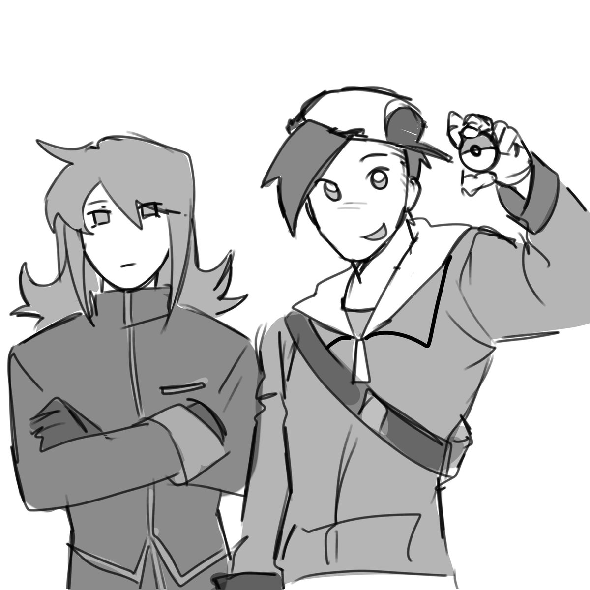 66atemaheart_'s tweet photo. something random with my fav ship (please ignore the rough lineart) https://t.co/o71zduTPmY