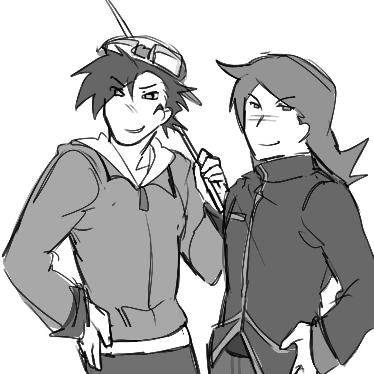66atemaheart_'s tweet photo. something random with my fav ship (please ignore the rough lineart) https://t.co/o71zduTPmY
