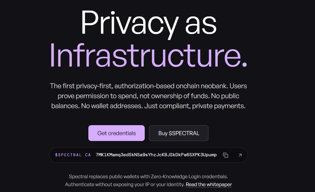SpectralPay's tweet photo. $SPECTRAL CA has been added in website! https://t.co/ygj217sJM8