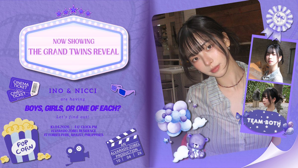 taknaydam0's tweet photo. ㅤ
ㅤ
ㅤ 阳光 ⋆ @TAKNAYDAM0
ㅤ
ㅤ Yanna◝
ㅤ
ㅤ Posted a new update . ┊10 - 04 - 26 .
ㅤ Got so excited for the gender reveal!
ㅤ I am team both! Not bcs it's purple ah!
ㅤ #DAZTwinsGenderReveal
ㅤ #TeamBoth
ㅤ https://t.co/CaEkHxrIRH