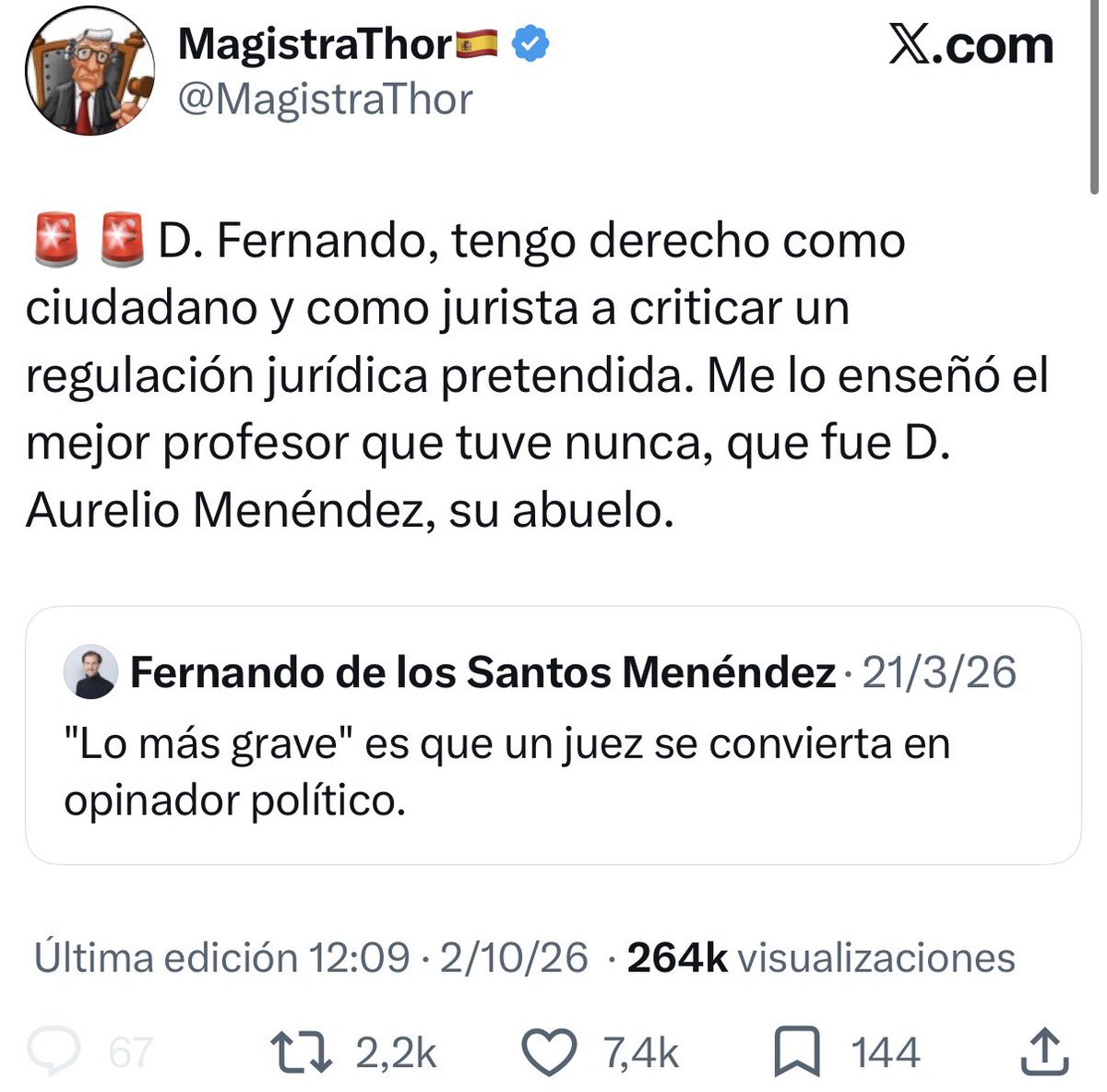 mejoreszasca's tweet photo. ZASCA!!!!!!!!!!!! de @MagistraThor a @Fer_SantosM . Vía  @Woczniak https://t.co/WlHvw6ubmA