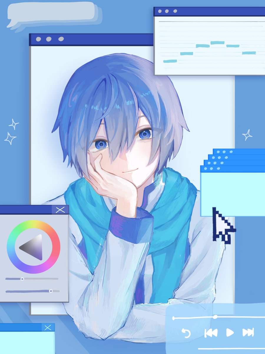 anko__1126's tweet photo. なんかKAITOが流行ってるらしいから便乗しよ
 #KAITO https://t.co/yoE1PkkEY4