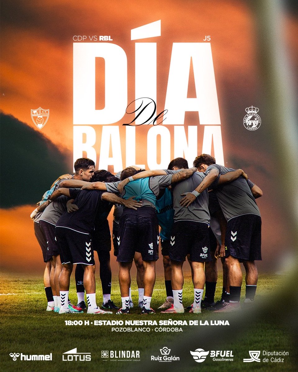 RBL1912's tweet photo. 𝗗𝗜𝗔 𝗗𝗘 𝗕𝗔𝗟𝗢𝗡𝗔 🤍🖤

🆚 @C_DPozoblanco 
🕒 18:00 H
🏟️ Estadio Nuestra Señora de Luna

¡𝐕𝐀𝐌𝐎𝐒! https://t.co/T8C0AE0gSm
