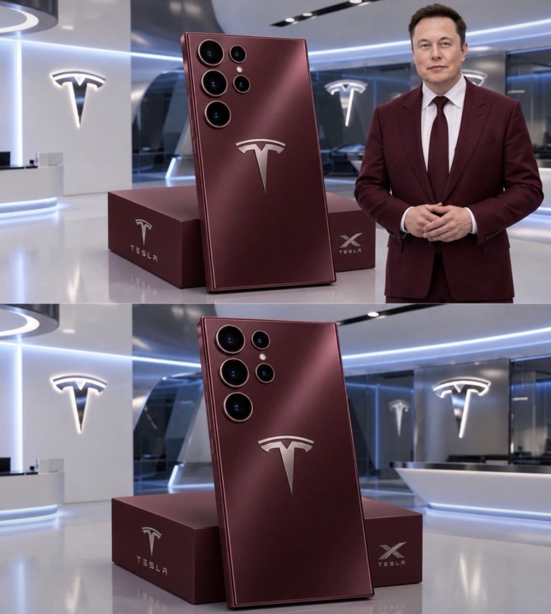 X__owner_1's tweet photo. Elon Musk offers you a Tesla phone that knows your every move. Would you buy it?

1 - ○ Yes 
2 - ○ No https://t.co/TNd105VU5U