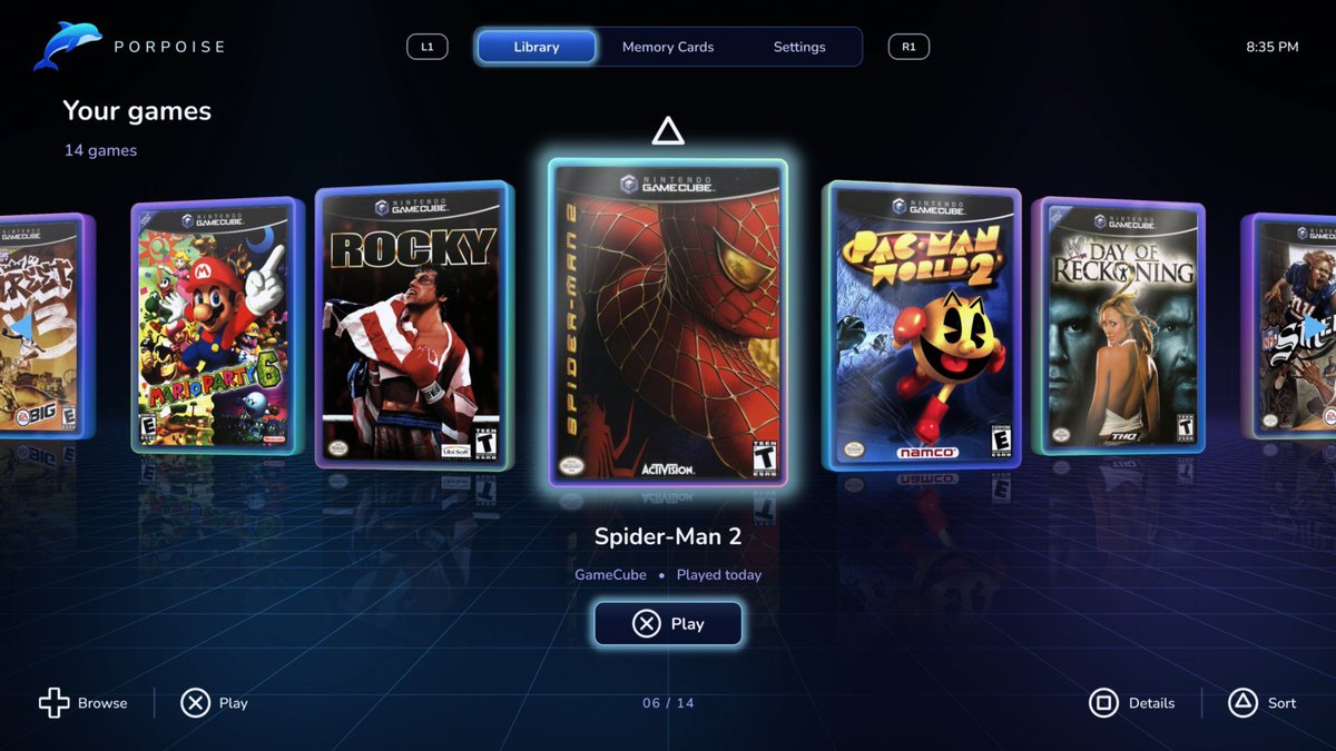 minomedj's tweet photo. إليكم محاكي Porpoise الجديد، يشغل ألعاب ال Gamecube على الوحش PS5 مبني على المحاكي الشهير Dolphin
الرابط في التعليقات https://t.co/bMiPiOHLle
