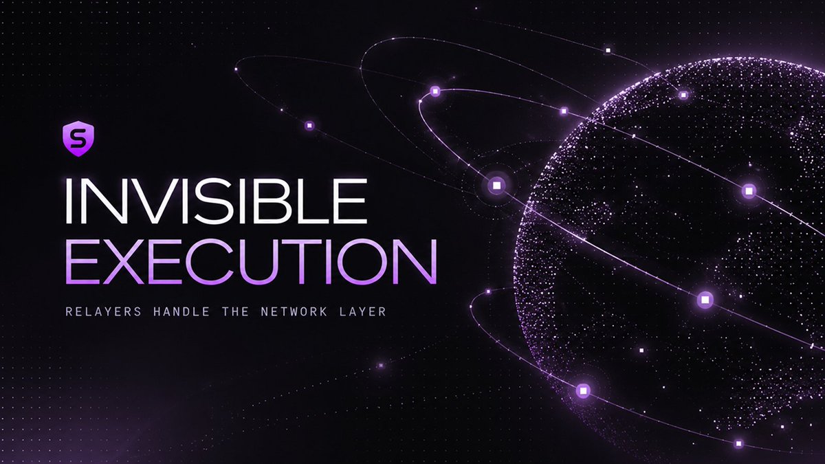 SpectralPay's tweet photo. A private payment should expose as little as possible during execution.

With Spectral, the user authorizes a payment and the relayer network handles verification, transaction submission, and the Solana network fee.

The execution layer stays in the background while the payment moves forward.

Invisible execution, by design.