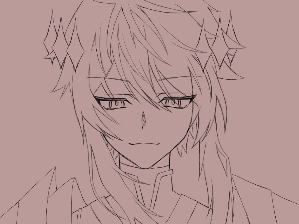 yusa1860_0's tweet photo. まだ線画だけどめっちゃ良い🫶 https://t.co/h0EewiDcwJ