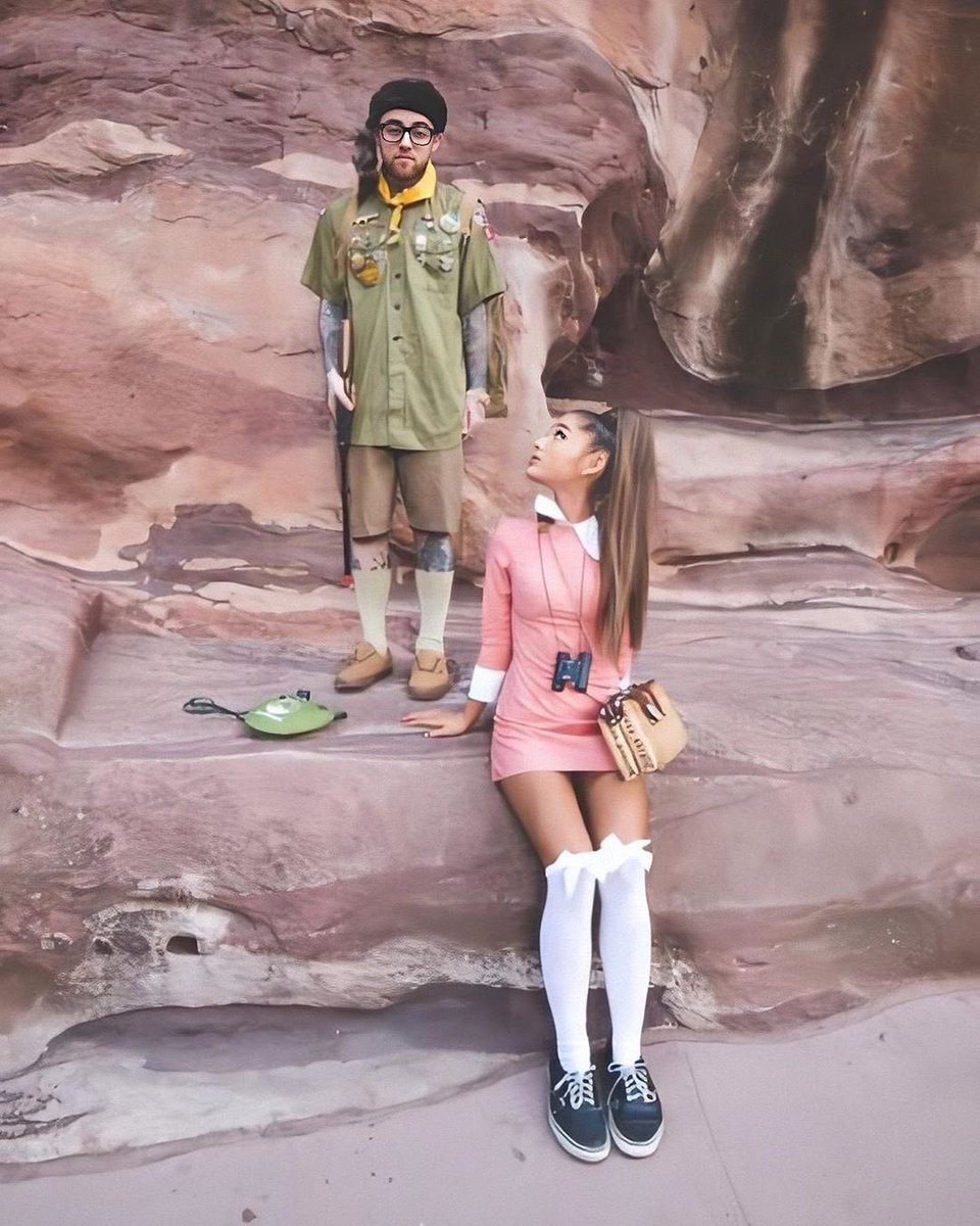 itsarianait's tweet photo. Back when Mac Miller and Ariana Grande made the best Halloween  costume every year https://t.co/9L8Sq83lw6