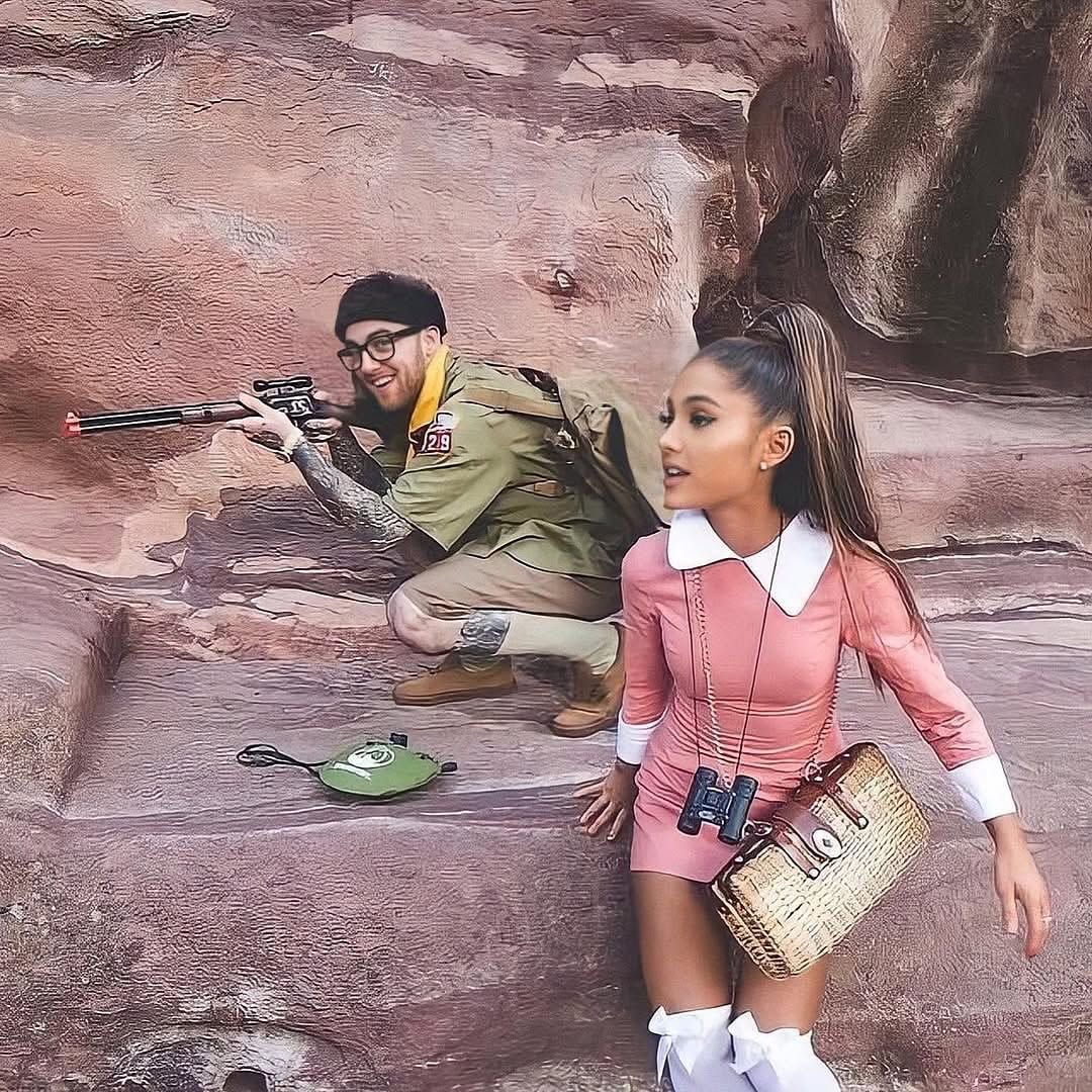 itsarianait's tweet photo. Back when Mac Miller and Ariana Grande made the best Halloween  costume every year https://t.co/9L8Sq83lw6