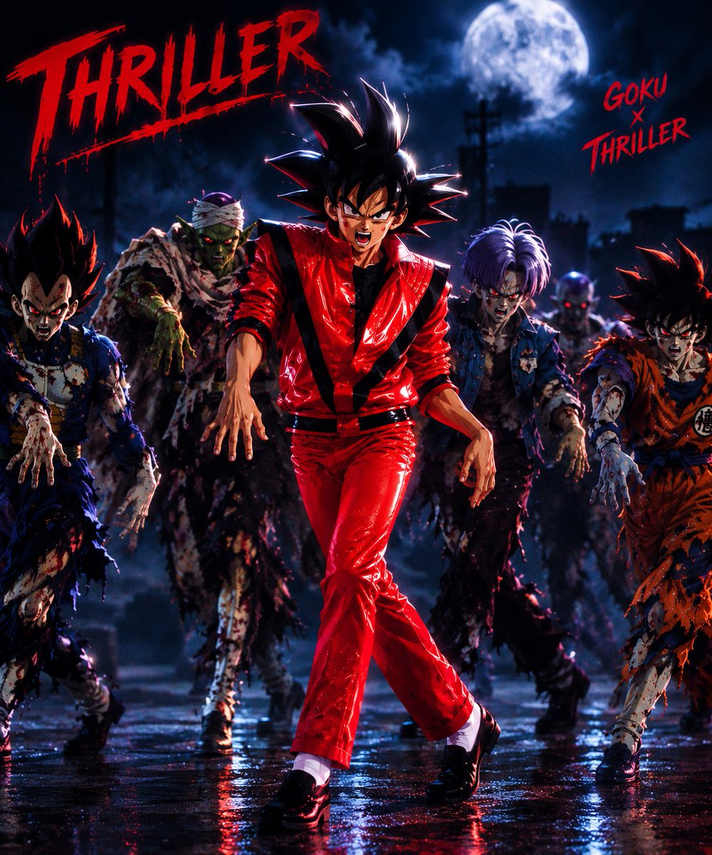 tribal0097's tweet photo. #ThrillerChallenge 🧟‍♂️🔥

1. Thrillerween 🎃

GOKU × MICHAEL JACKSON — Thread 🐉👑 https://t.co/AX33zDW9zo