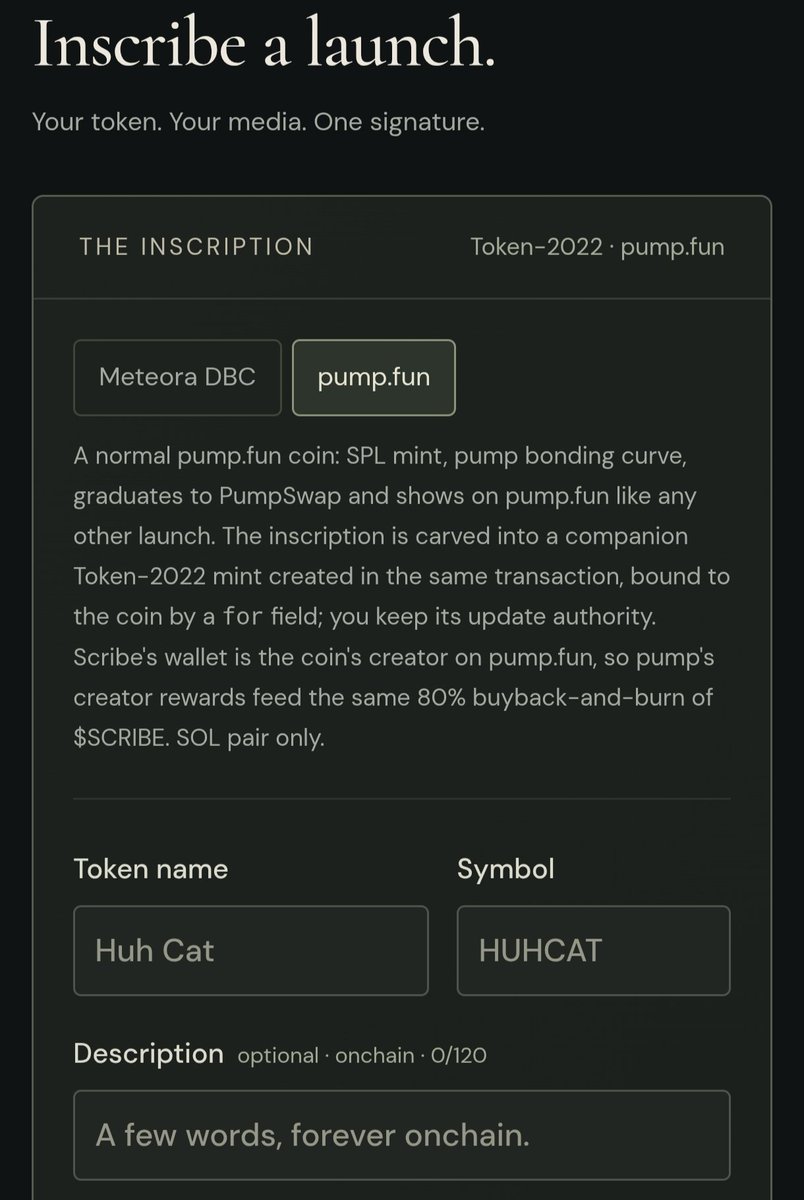 DragonStonk's tweet photo. Now there are more and more talks about HOOKS in EMBER launchpad project, but I wish Meteora fam to pay attention on the fact that the first one who made possible to use all 23kb of new #token2022 was SCRIBE launchpad and also they've added there this kind of COMPANION token. https://t.co/FkV8fn0h4l