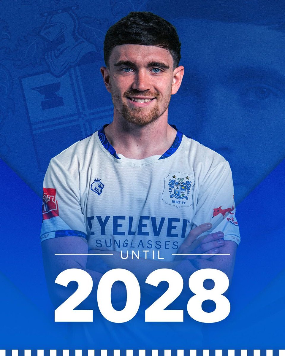 buryfcofficial's tweet photo. #buryfc are delighted to confirm that @jamesneildy has extended his stay with the Club until the end of the 2027/28 season! ✍️ https://t.co/2IggDZLpsR