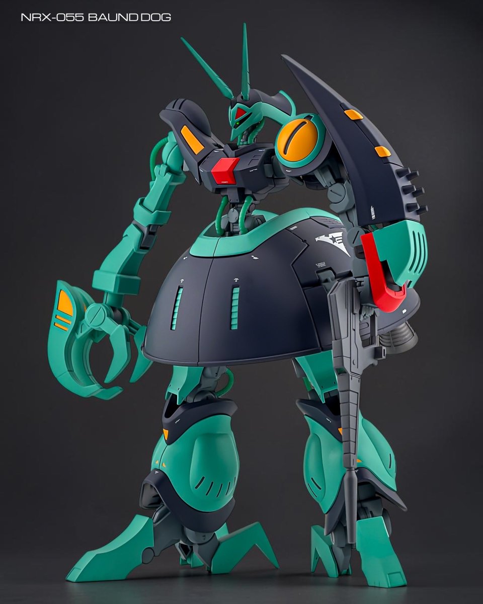 yukimaru0131's tweet photo. HG 1/144 バウンド・ドック

･カラーリングを変更して作製。ギャプランのイメージでしたがディジェに見えてしまう。Z系MSでよくあるグリーンなのでまぁいいと。
#ガンプラ
#gunpla https://t.co/mwVKFLyzih