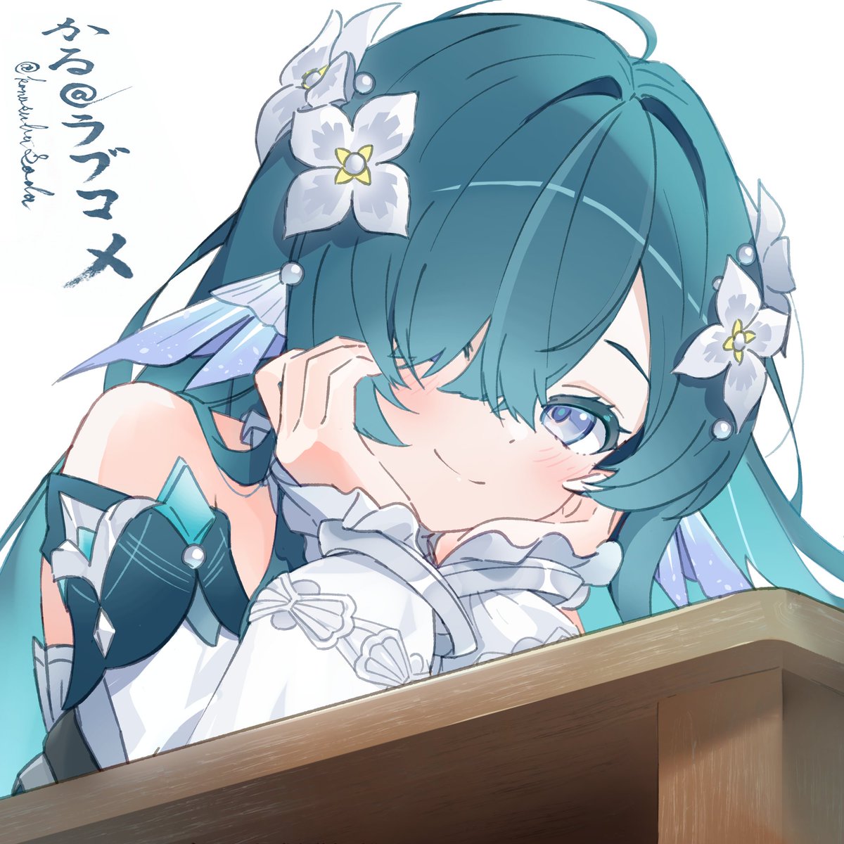 konosubaSODA's tweet photo. 描きました～
ヴォジャニーツァがするこういう顔好き
#原神 #Vodyanitsa https://t.co/nW3olulfSS