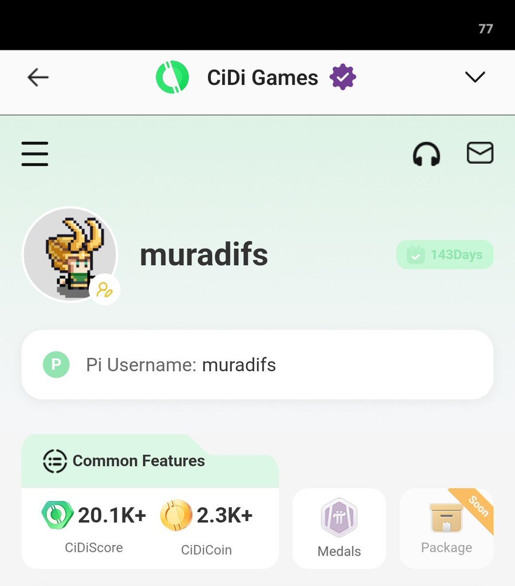 muradifsx's tweet photo. 143 days of non-stop consistency in the @CiDiGames ecosystem! ⚡️🎮  

​Building, testing, and being part of something bigger from the ground up feels incredible. The daily grind is real:

🔹 143-Day Sign-in Streak (+30% Max Sign-in Bonus) 📅

🔹 166,000 CiDiCoins spent (+100% Max Spend Bonus) 💰

🔹 Reached 20.1K+ CiDiScore & 2.3K+ CiDiCoin balance 📈

🔹 Medals unlocked across the board: Patron Lv. 10, Reviewer Lv. 5, Explorer Lv. 5, Collector Lv. 4 🏅

🔹 All Trade Orders cleared for today! ✅  

​Layer 2 efficiency formula is compounding nicely, but looking at the bigger picture: what are your expectations for the long-term ROI and ecosystem utility as development advances?  

​How are you scaling your setup and maximizing returns in the current phase? Let’s discuss! 👇

​#PiNetwork #PiEcosystem #CiDiGames #Web3Gaming #CryptoGaming #PiApps #PassiveIncome #GameFi