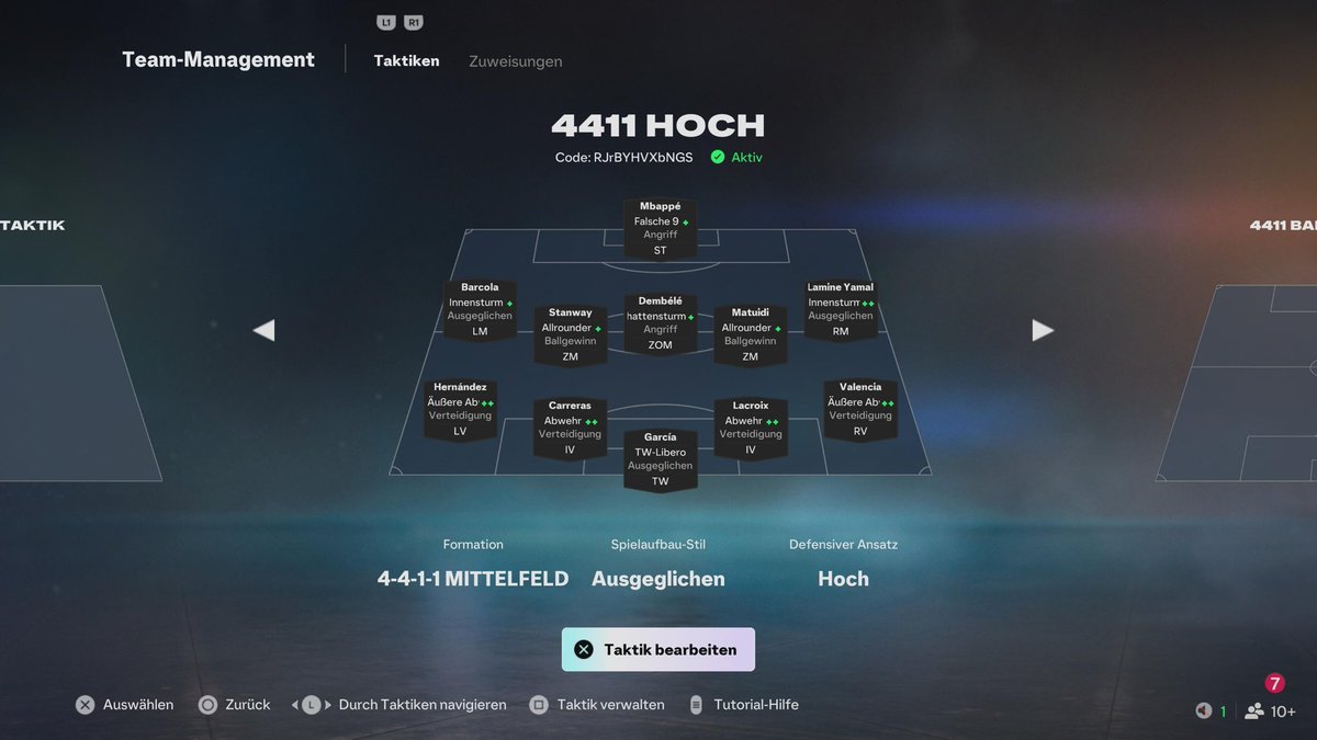 FutPoliceLeaks's tweet photo. 🚨💣 BREAKING: FC27 1ST IN THE WORLD CUSTOM TACTICS &amp; TEAM 📌📍

✅Code: RJrBYHVXbNGS
✅10 men &amp; 1 woman

Thoughts???? 👀 https://t.co/cCMbZqVdY1