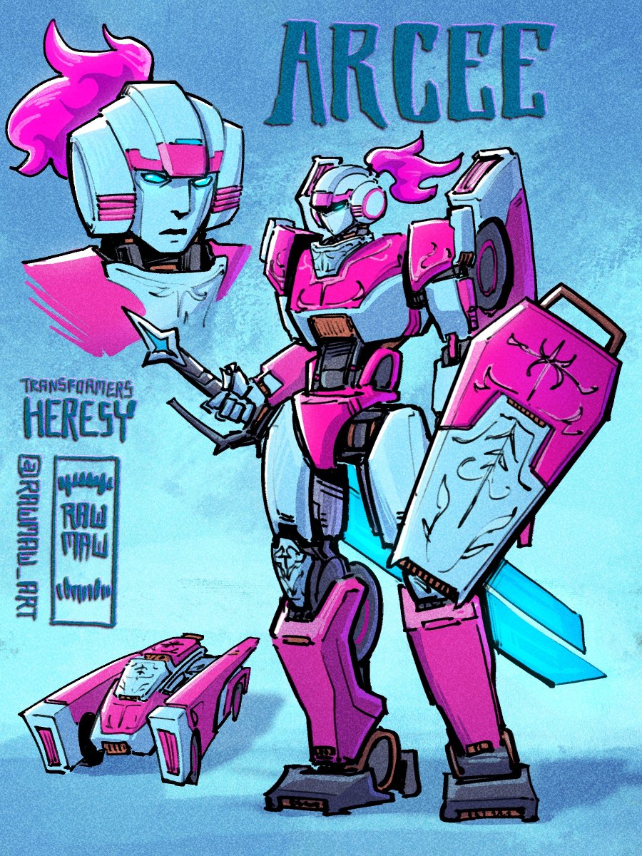 RawMaw_Art's tweet photo. Knight Arcee #transformers https://t.co/0ICUtbbLXL