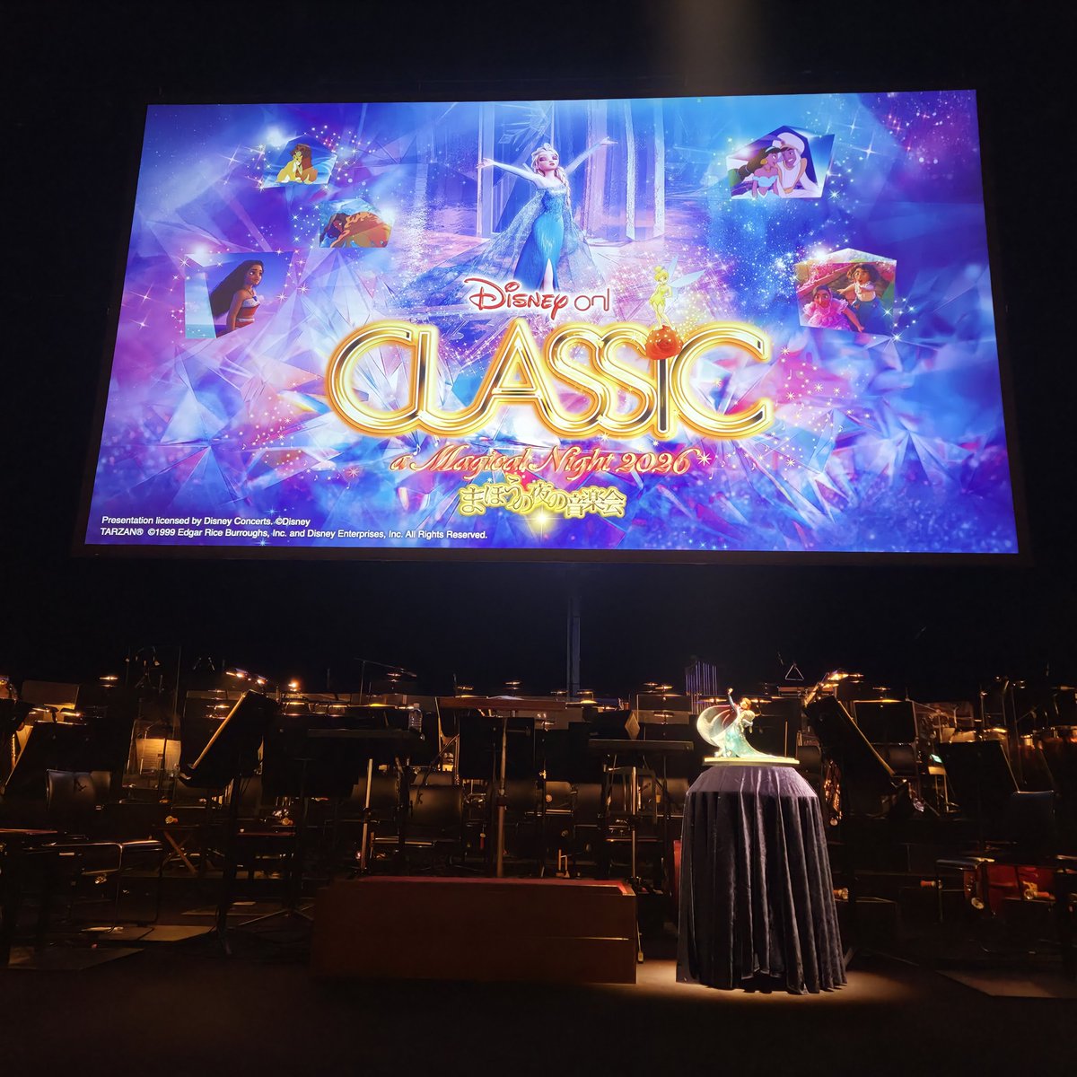 chaorina408's tweet photo. 2年ぶりのディズニーオンクラ🎶
良かったーーー！ https://t.co/0yJ4kFGSD2