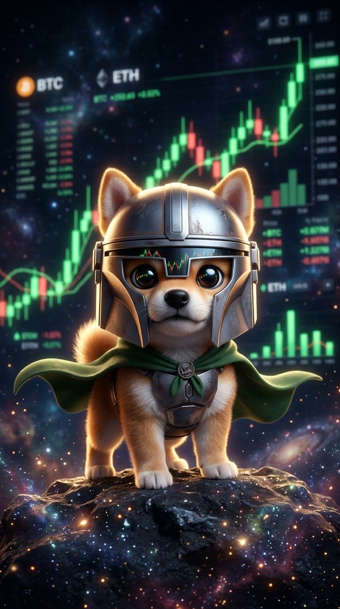 planbeta's tweet photo. The smallest Mandalorian in the crypto galaxy has landed. 🐕‍🦺⚔️ Beskar armor. Big dreams. Tiny paws. $BABYSHIB — This is the wag. 🐶 #BabyShib $SHIB #Memecoin $DOGE https://t.co/CBAVQNfrKd