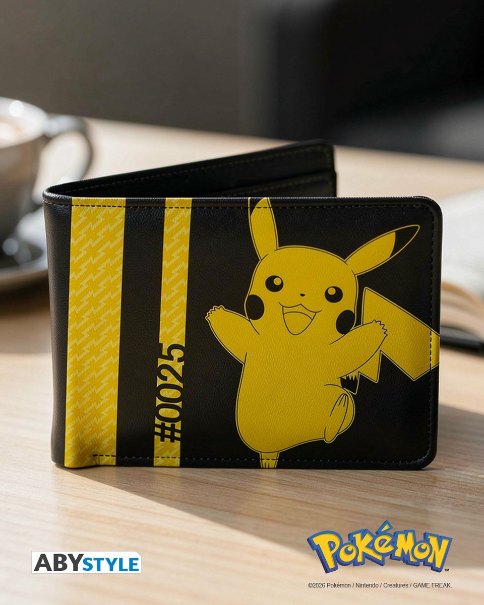 _ABYstyle's tweet photo. Carry a little Pikachu energy everywhere! ⚡💛

This Pokémon vinyl wallet brings an iconic Pikachu look to your everyday essentials.

#ABYstyle #TheFanExperience #Pokemon #Pikachu

➡️ AVAILABLE IN OUR ABYSTYLE FULL STUFF SHOPS AND https://t.co/bBKDysnxFK https://t.co/3iArOaz542