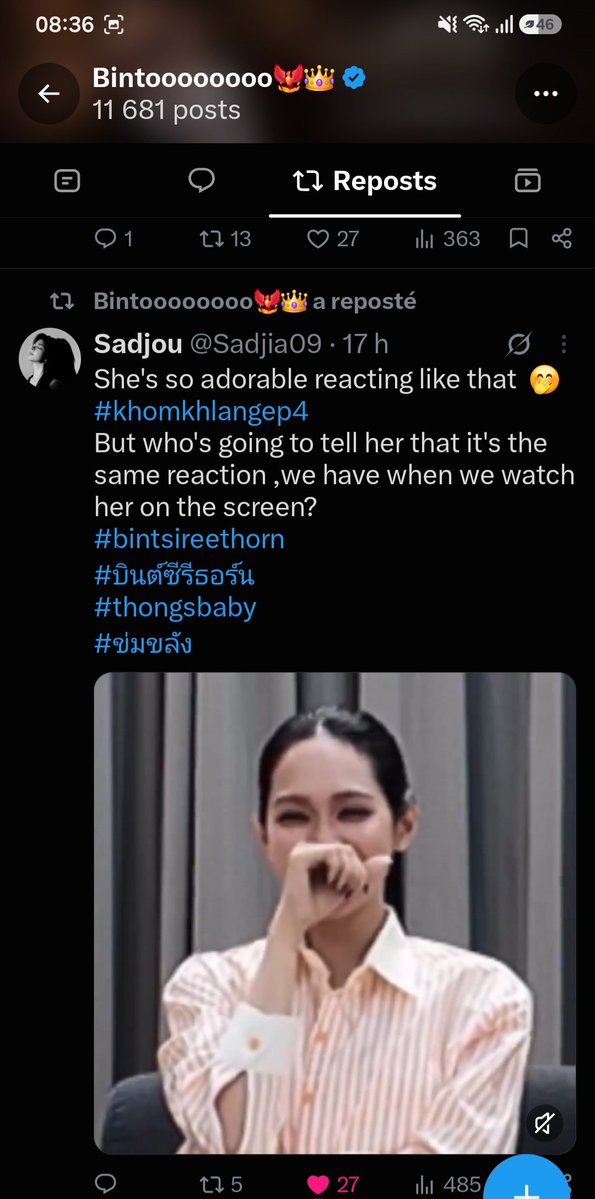Sadjia09's tweet photo. How could I not be happy and jump for joy? 🥺  So grateful ,It warms my heart✨🤍 she's exceptional 👑
We're lucky to have you 🤟🐦‍🔥🐦
#bintsireethorn https://t.co/rjJqL2T80e