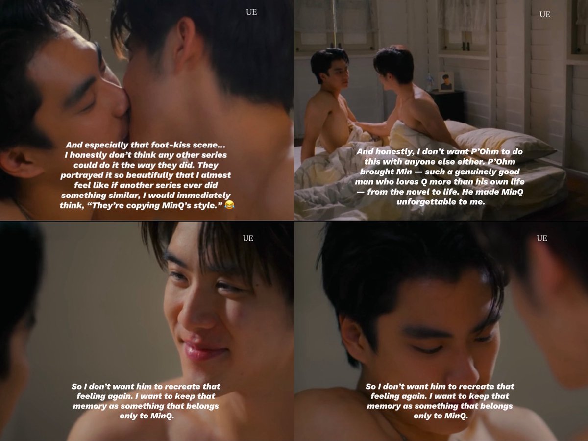 PhuTakwan's tweet photo. That foot-kiss scene will always belong to MinQ in my heart. 🥹 It wasn’t just a scene—it was the purest expression of Min’s love for Q. A one-of-a-kind love, a memory I want to keep only for them. 🧡🩵 

#Kidnap #ลับจ้างรัก #MinQ #LengThanaphon #ohmpawat https://t.co/hFlZN1C7l8