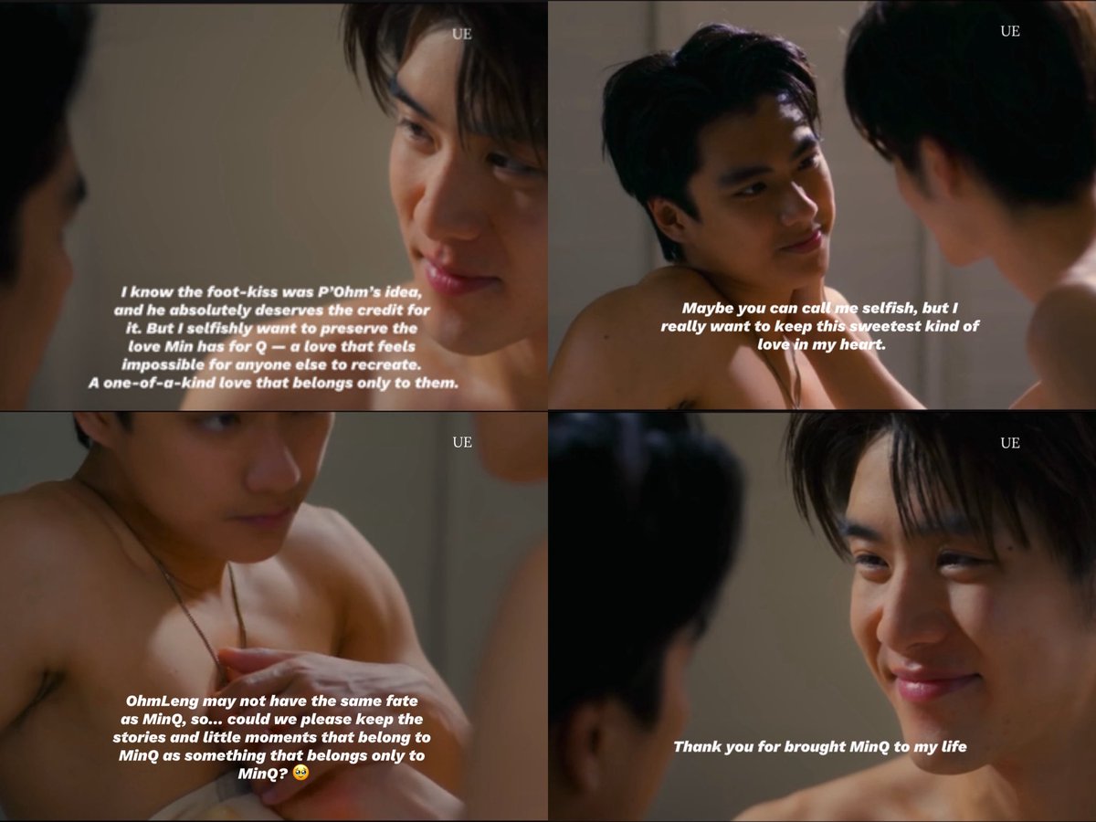 PhuTakwan's tweet photo. That foot-kiss scene will always belong to MinQ in my heart. 🥹 It wasn’t just a scene—it was the purest expression of Min’s love for Q. A one-of-a-kind love, a memory I want to keep only for them. 🧡🩵 

#Kidnap #ลับจ้างรัก #MinQ #LengThanaphon #ohmpawat https://t.co/hFlZN1C7l8