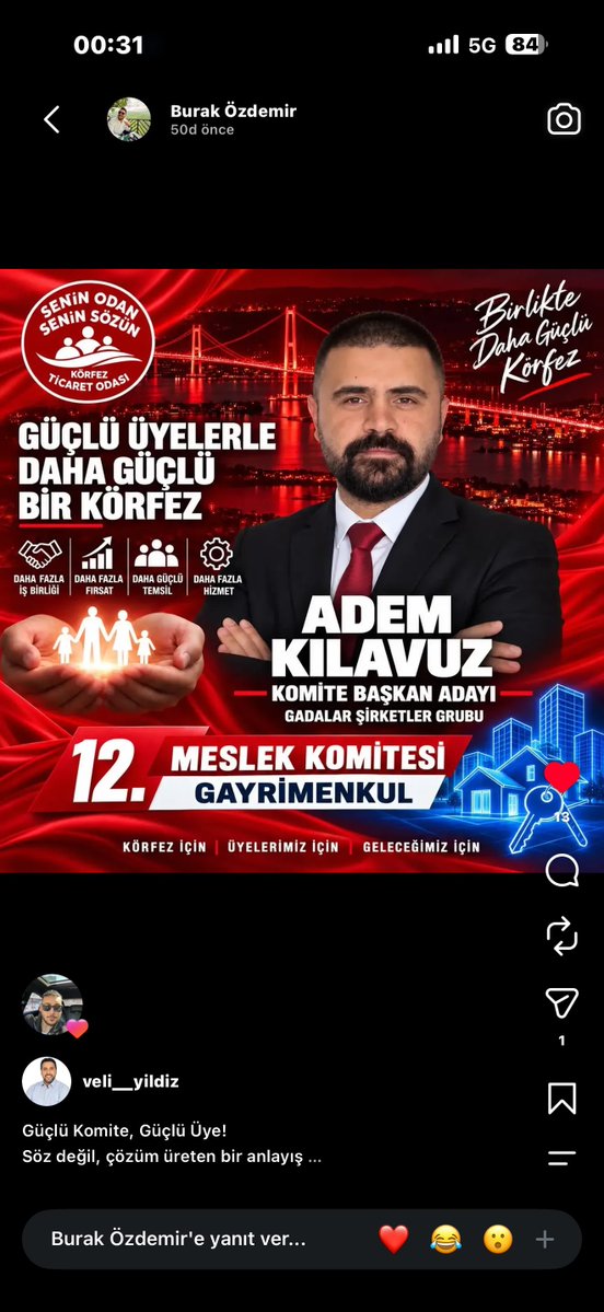 VeliYILDIZ4106's tweet photo. Güçlü Komite, Güçlü Üye!
Söz değil, çözüm üreten bir anlayış.
Birlikte güçlüyüz!
#SeninOdanSeninSözün
#KörfezTicaretOdası #Kto #Tobb https://t.co/1Qr071NWV8
