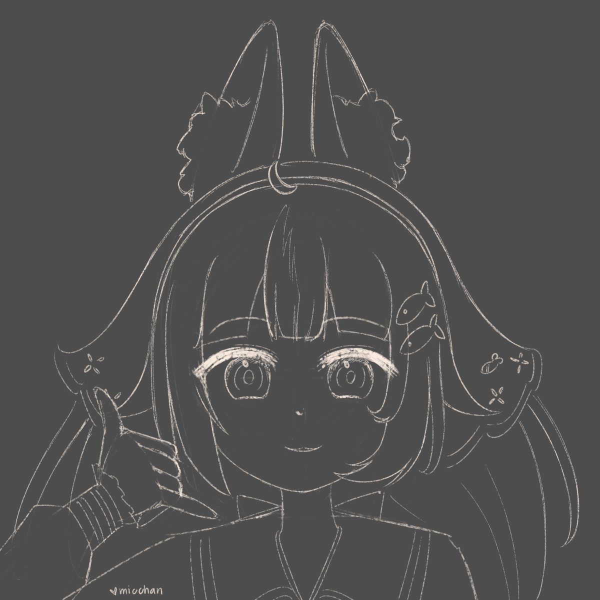 xxMicchan's tweet photo. mosi mosi? new outfit is cute
#inktober #inktober2026 #sabart #sasane #ๆฅฝ้ณ https://t.co/WCtR7k5rCg