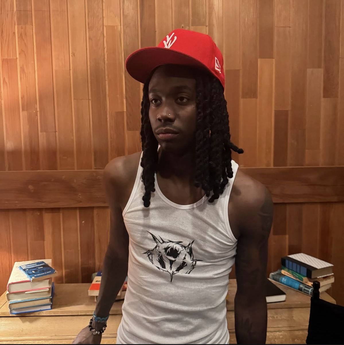 spr1tefluxxx's tweet photo. The only person that can end Carti and lucki’s beef https://t.co/2MBVlqEqtW
