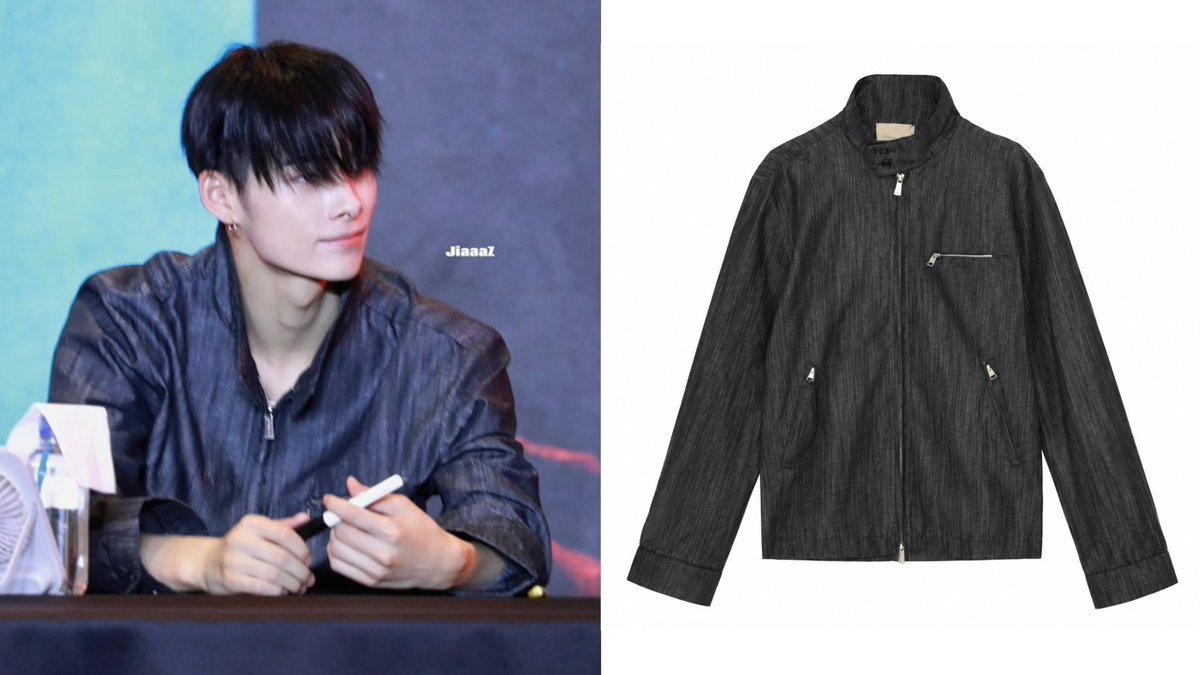 nikistylearch's tweet photo. [261004] #NI_KI
DUNKIN' X SHOPEE Fansign &amp; Cafe Event

[TOP]
• PALOMA WOOL
No. 2063 ALBANE Denim Jacket
• ₩483,000 https://t.co/cv5DjAu36Z