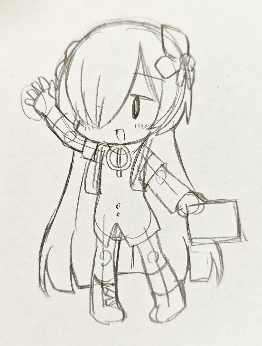 sippo_ppp's tweet photo. いつもこんな感じで殴り描いてる
"マスターこの本が欲しいデス！！“ https://t.co/G6fM9iESnk