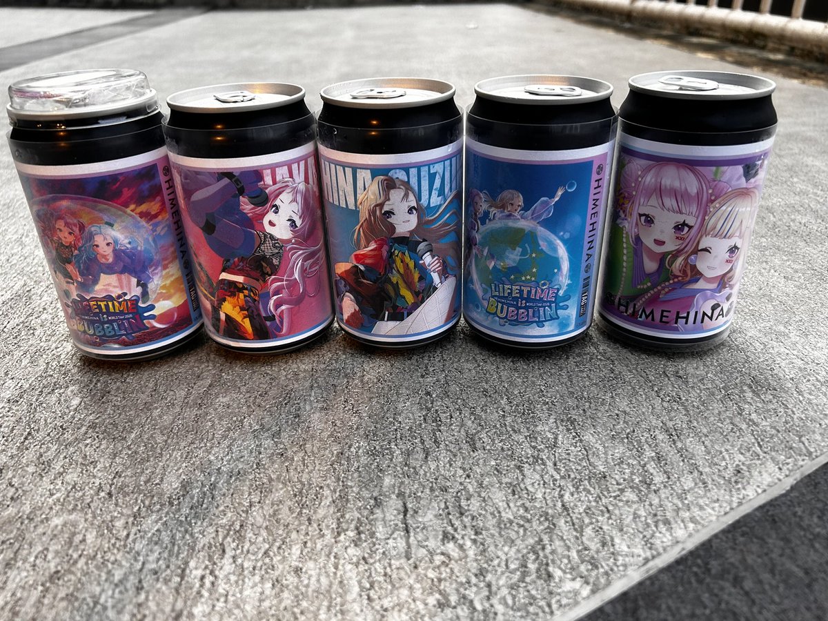 nazuma_ma's tweet photo. ヒメヒナちゃんのラベル缶1件目にあったー！ダブり無しでしかも当たり付きだし欲しいの全部出たしで神すぎ😭 https://t.co/cEJW5XNAOs