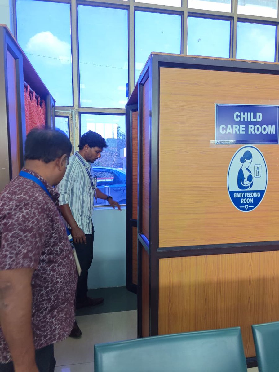aaikdpairport's tweet photo. As part of #YatriSevaAbhiyan2026, #KadapaAirport reviewed passenger facilitation amenities for PRMs, women and children, reaffirming its commitment to an accessible, inclusive and family-friendly airport experience.

#AAI https://t.co/qU69ciooXy