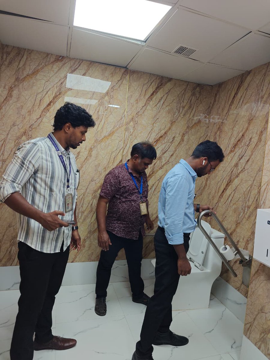 aaikdpairport's tweet photo. As part of #YatriSevaAbhiyan2026, #KadapaAirport reviewed passenger facilitation amenities for PRMs, women and children, reaffirming its commitment to an accessible, inclusive and family-friendly airport experience.

#AAI https://t.co/qU69ciooXy