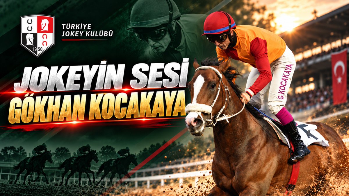 _TJK_'s tweet photo. 🎙️ “100. Gazi Koşusu, Hafızalardan Silinmeyecek.”

Jokeyin Sesi’nin ikinci bölümünde Gökhan Kocakaya konuğumuz oluyor.  

➡️Röportajın tamamı YouTube’da.
https://t.co/nYlcBiCWOp https://t.co/yVXJ0ra5Qr