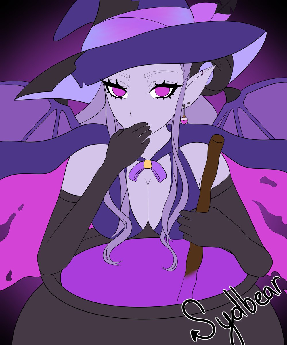 sydbearvt's tweet photo. First Halloween piece of the month!! It looking so good!!!!!! 😤💜✨ https://t.co/m7ULTmWQXa