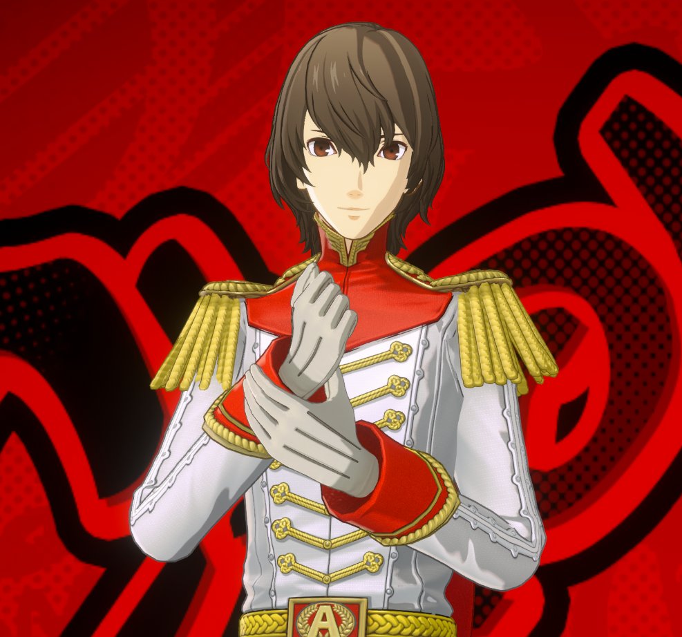 ssr350g's tweet photo. Akechi looks so dumb and cute in p5x i love it. Giving major puppy vibes https://t.co/zhvqeP1aA4