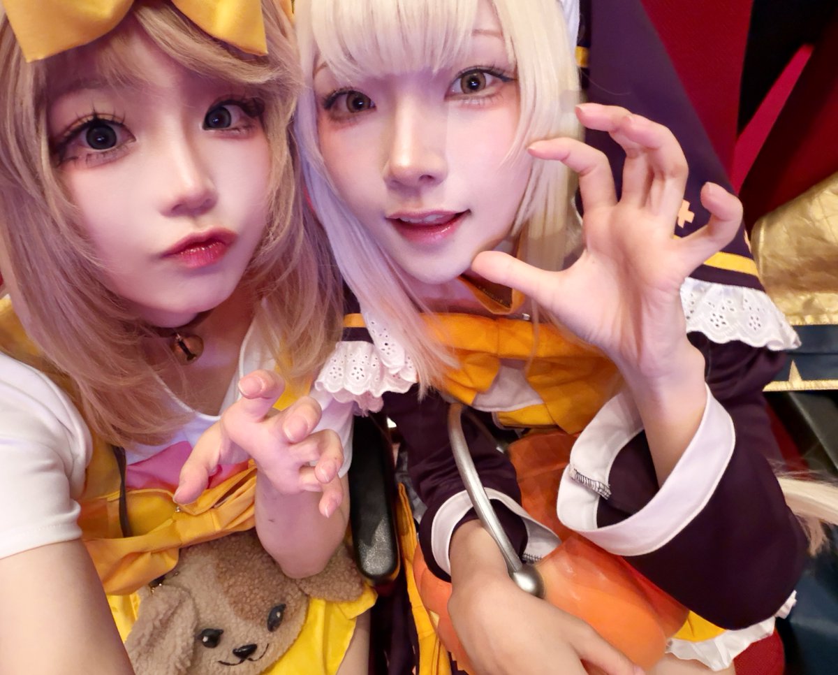 somusomucos's tweet photo. 스피키! 버터!
#trickcal #cosplay #トリッカル #コスプレ https://t.co/KKUXm4YTax