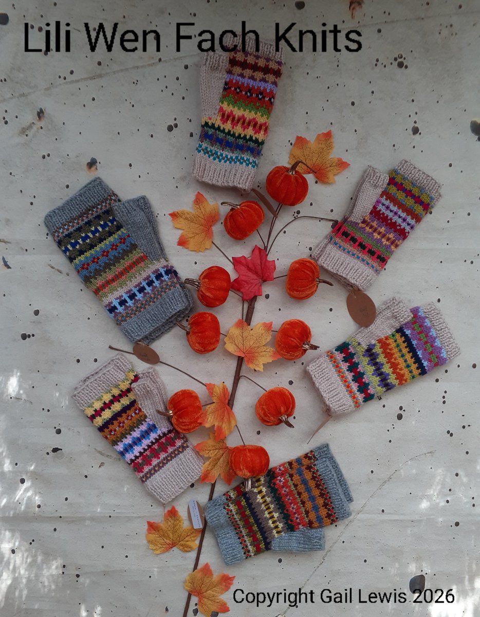 LiliWenFachKnit's tweet photo. P'nawn Da #WelshCraftHour Got a load of housework done this morning 🦸♀️, and I'm on the last lap of the annual Xmas Dog Bandanas Sew-a-thon🙂Got a fair at the Ostreme Centre, Mumbles on Sat so I'll be prepping for that this week (These Hanes gloves always get a lot of attention). https://t.co/ueH7DJ7XfM