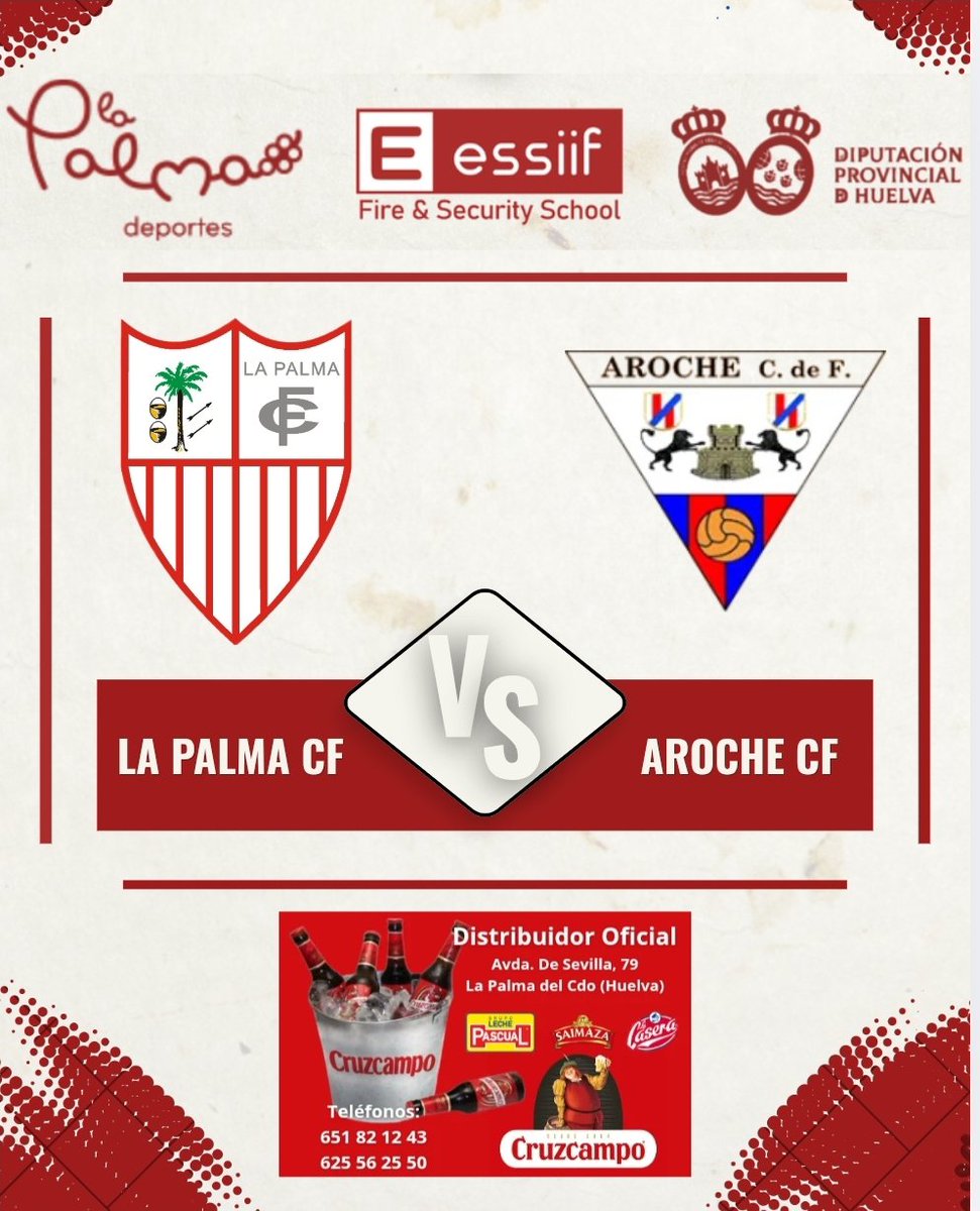 LaPalmaCF's tweet photo. DESCANSO en La Palma del Cdo. ⏱️.
​LA PALMA CF 2 ⚽
AROCHE CF 0 ⚽
​¡Vamos La Palma CF!💪🔥 https://t.co/AR4IyoFF7W