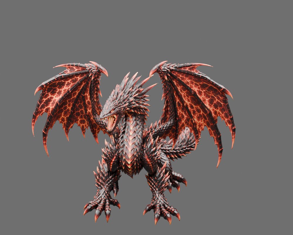AshenSpireGames's tweet photo. 🔥 IGNIS — DEVELOPMENT UPDATE 🐉

The Ignis is getting close.

Our fire-born dragon is now deep into the rigging process and is almost ready for animation.

The model, armor-like scales, molten wing detail, and overall silhouette are all coming together — and the next major step is bringing this beast to life with movement.

🔥 Rigging nearly complete
🐉 Animation prep underway
⚔️ Built to dominate the battlefield
🌋 Forged for ASHEN SKIES

Soon, the Ignis won’t just look dangerous.

It’ll move like it.

#AshenSkies #GameDev #IndieDev #3DModeling #Rigging #Animation #UnrealEngine #DarkFantasy