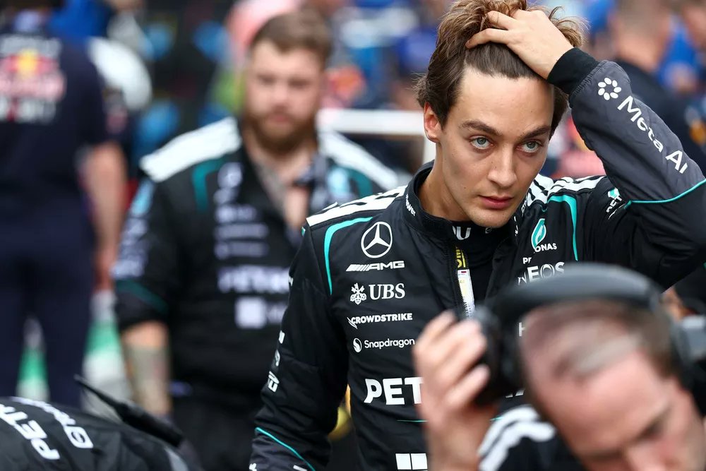F1GuyDan's tweet photo. Toto Wolff about George Russell's DNF:

"I'm so massively annoyed"

"It was a PU failure, wasn't caused by the safety car." https://t.co/R8Z15NgRCD