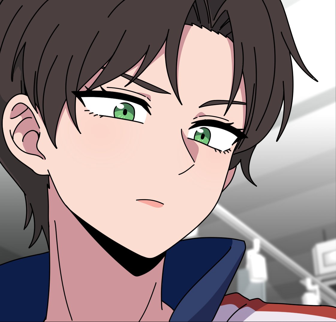GaloisDY's tweet photo. 잘생쁜 장신 보이시 숏컷 왕자님계 톰보이 프랑스 육상선수 그림 https://t.co/i2bfzqytfE
