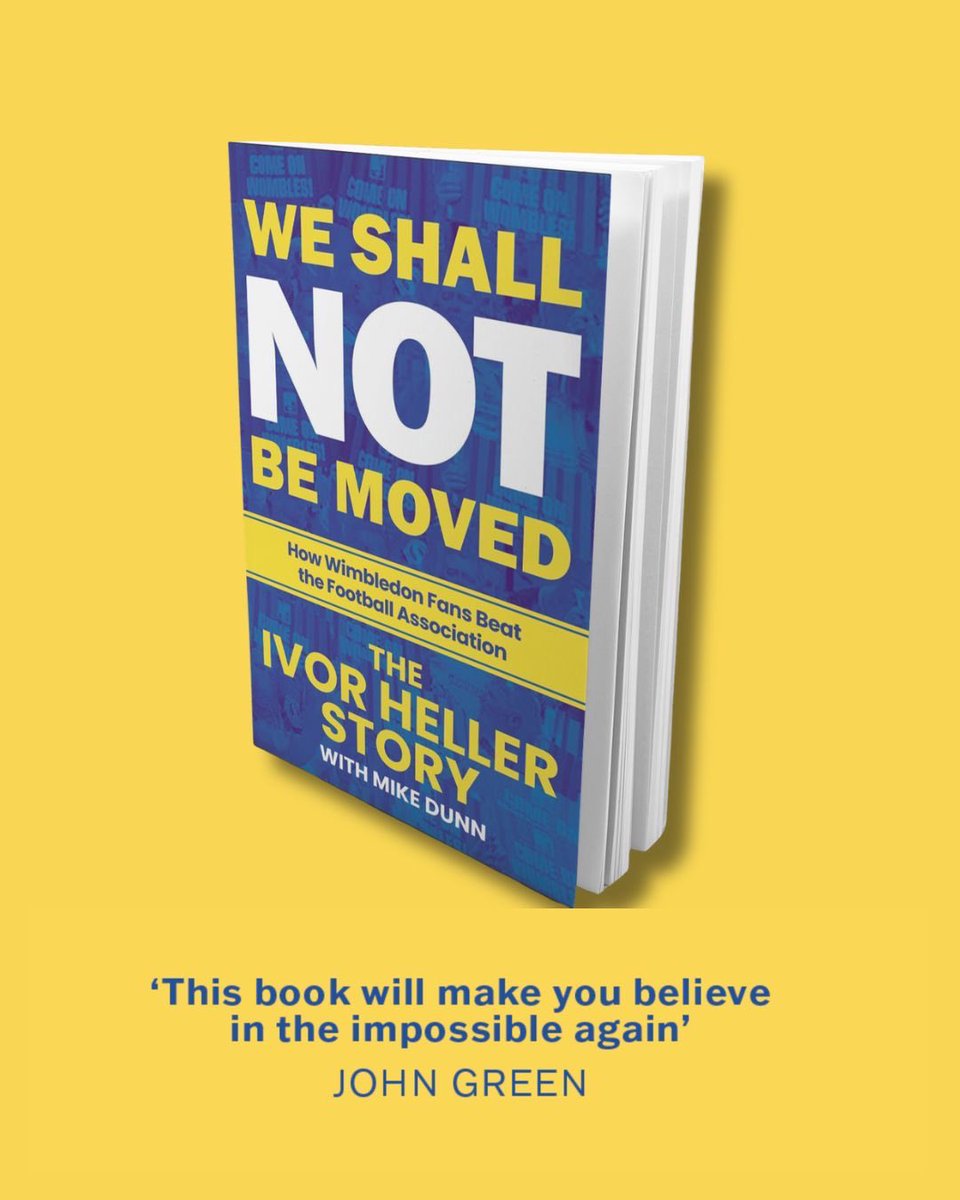 ivor27's tweet photo. @AFCWimbledon I will be on @talkSPORT at 9.15am talking about the book and a couple of other things. https://t.co/TGidnl09Yz