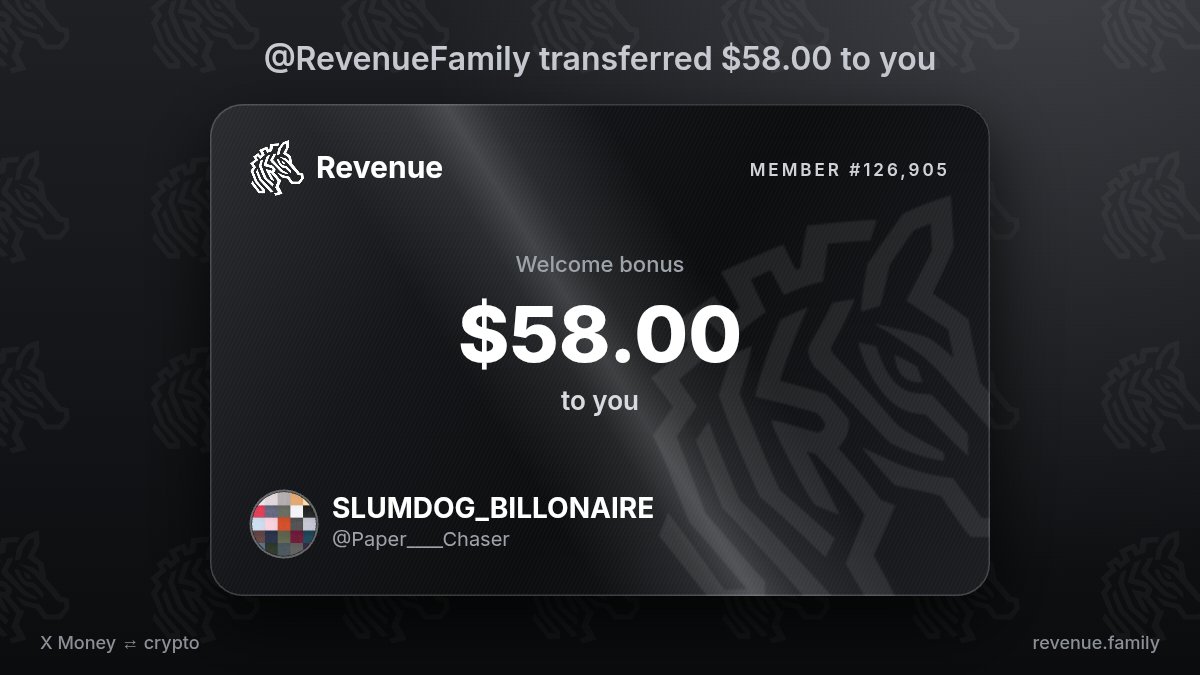 Paper____Chaser's tweet photo. Here's my Revenue card for the thread https://t.co/okSplIkERl