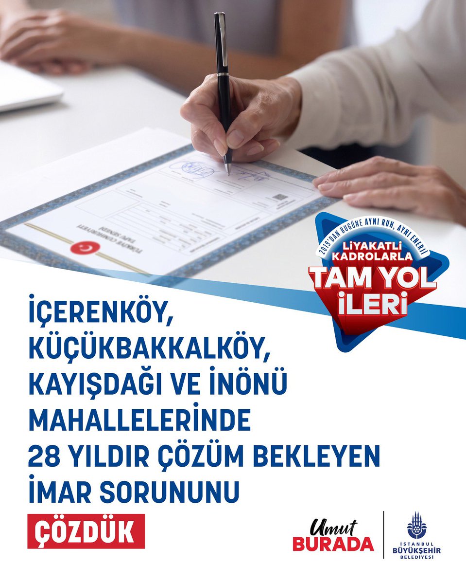 nuriaslan_tr's tweet photo. 39 ilçeyi bir bildik, eşit hizmet ettik.

İstanbul Büyükşehir Belediyesi Ataşehir için çalışıyor. https://t.co/qWYav9TRB6