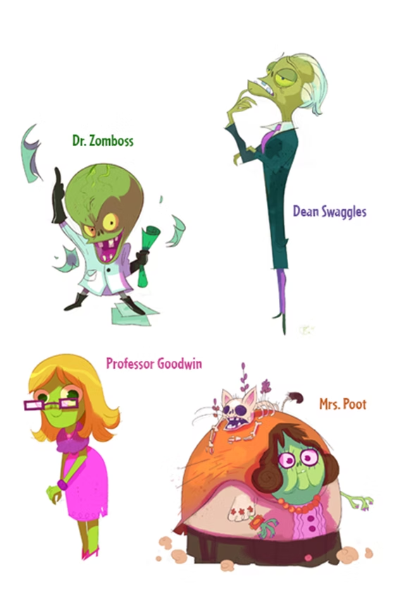 CoolDude98645's tweet photo. I really appreciate how Taylor Krahenbuhl gives PvZ zombies such a wide range of body types and facial features https://t.co/IPPqVaA0Ib