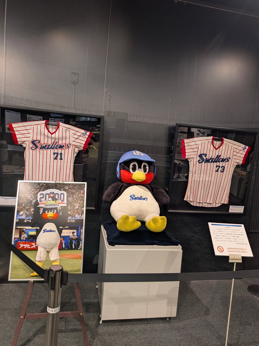 sw2173's tweet photo. 神宮最終戦を前に野球殿堂へ
企画展…明治神宮野球場100周年
スワローズの展示も多数👍
見応えあり😉 https://t.co/jObcX1VdJa